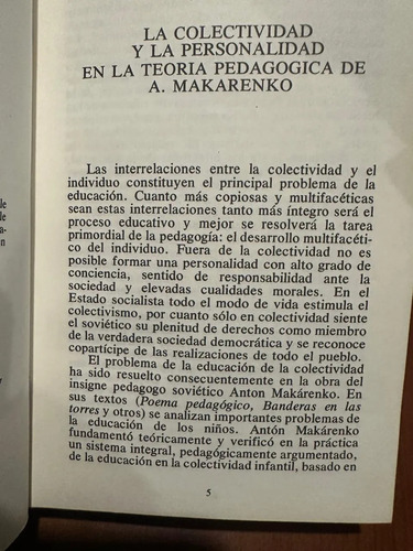 La Colectividad Y La Educación De La Personalidad