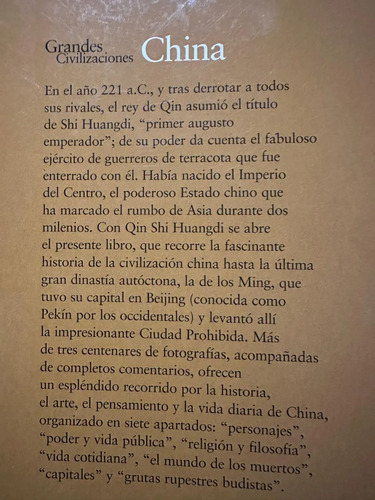 Grandes Civilizaciones China