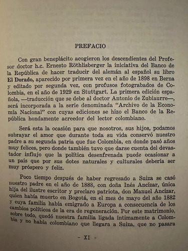 El Dorado - Dr, Erast Röthlisberger