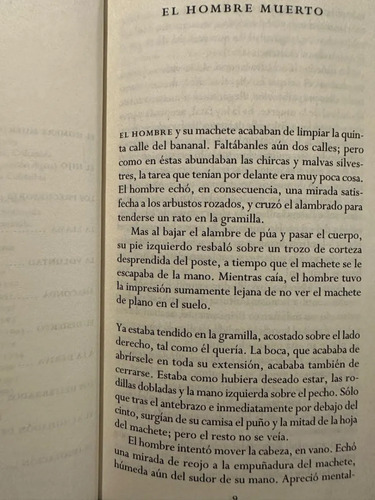 El Hombre Muerto A Propósito De  Horacio Quiroga