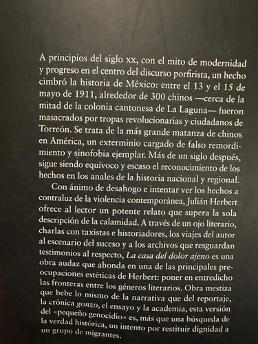 La Casa Del Dolor Ajeno Julián Herbert