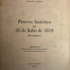 Proceso Histórico Del 20 De Julio De 1810