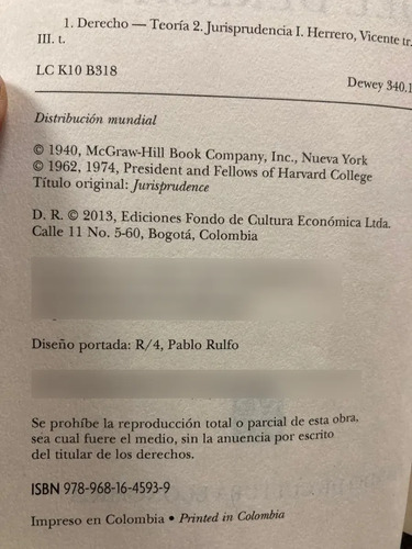 Teoría Del Derecho Edgar Bodenheimer