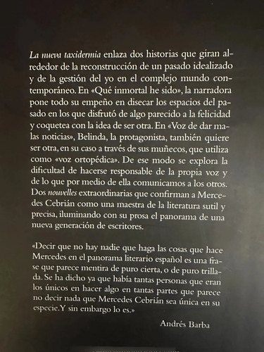 La Nueva Taxidermia - Mercedes Cebrián