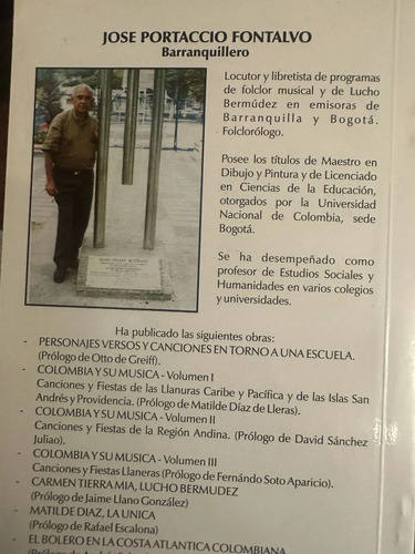 El Bolero En La Costa Atlántica Colombiana - José Fontalvo