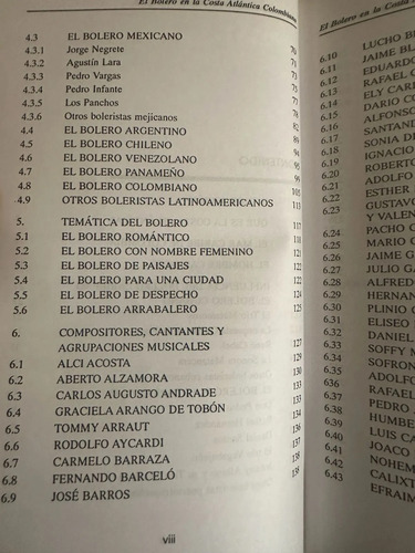 El Bolero En La Costa Atlántica Colombiana - José Fontalvo