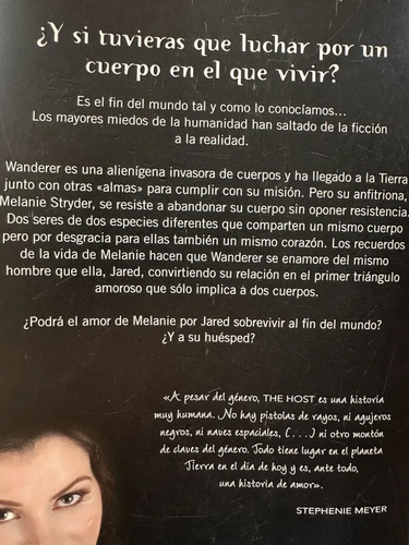La Huésped  Stephanie Meyer