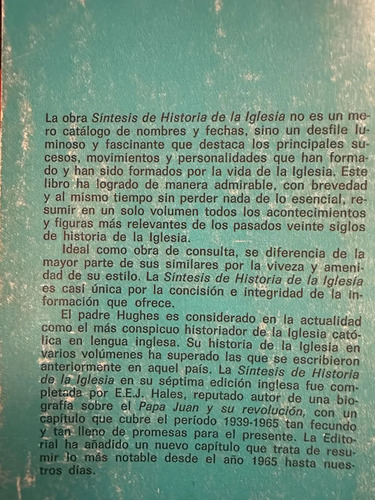 Síntesis De La Historia De La Iglesia - Philip Hughes