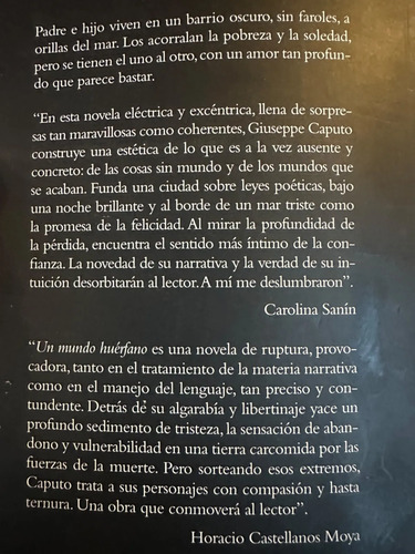 Un Mundo Huérfano - Giuseppe Caputo