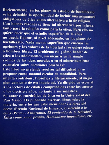 Ética Para Amador -  Fernando Savater