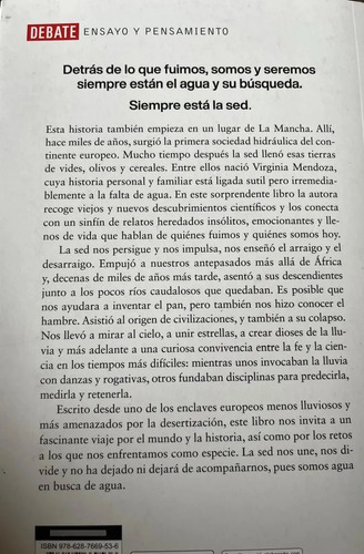 La Sed - Virginia Mendoza