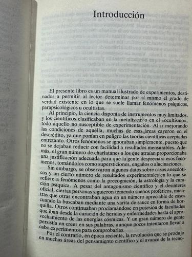 Nuevo Manual De Experimentos Parapsíquicos - William Jon W.