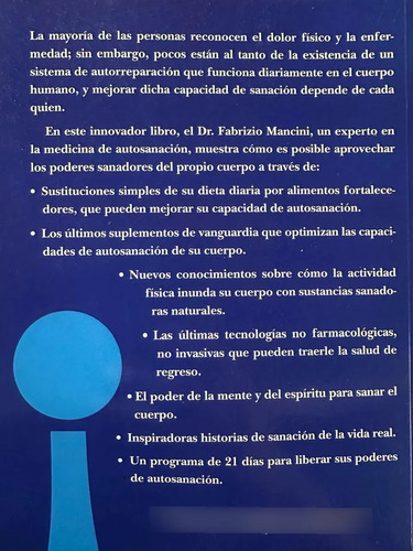 El Poder De La Autosanación - Dr. Fabrizio Mancini