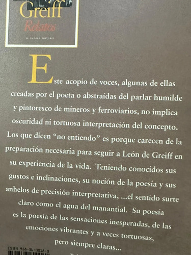 León De Greiff: Relatos