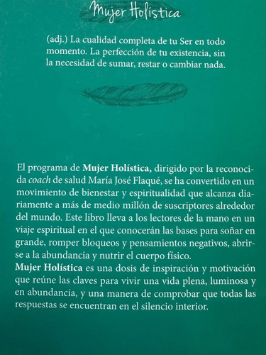 Soy Una Mujer Holística - María José Flaqué