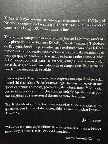 Tríptico De La Infamia - Pablo Montoya