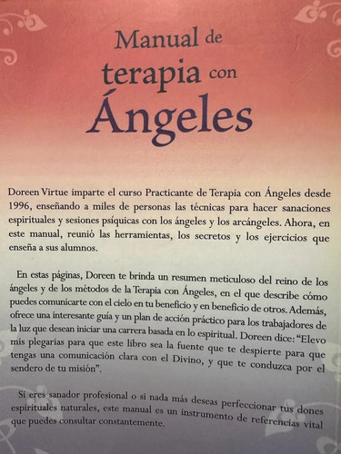Manual De Terapia Con Ángeles - Doreen Virtue