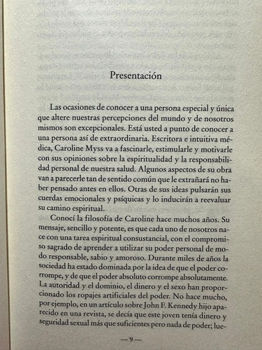 Anatomía Del Espíritu - Caroline Myss