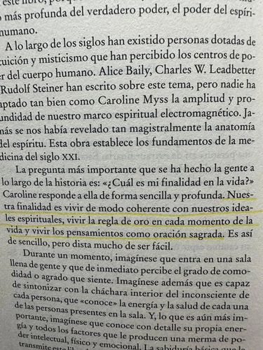 Anatomía Del Espíritu - Caroline Myss