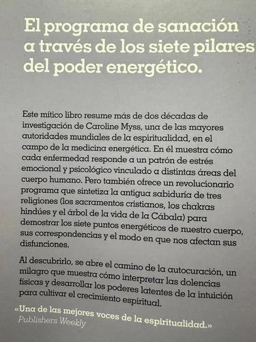 Anatomía Del Espíritu - Caroline Myss