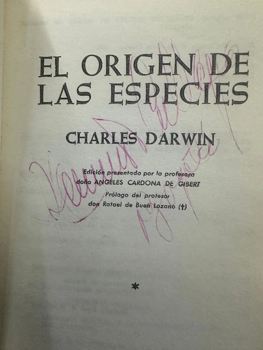 El Origen De Las Especies - Charles Darwin